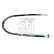 Cable, parking brake 101813 FEBI, Thumbnail 2