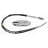 Cable, parking brake 103667 FEBI