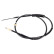 Cable, parking brake 106225 FEBI