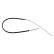 Cable, parking brake 106227 FEBI