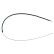 Cable, parking brake 106230 FEBI