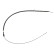Cable, parking brake 106232 FEBI