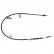 Cable, parking brake 106947 FEBI