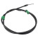 Cable, parking brake 108710 FEBI