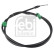Cable, parking brake 108710 FEBI, Thumbnail 2