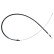 Cable, parking brake 109232 FEBI