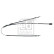 Cable, parking brake 109239 FEBI, Thumbnail 2
