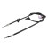 Cable, parking brake 109245 FEBI