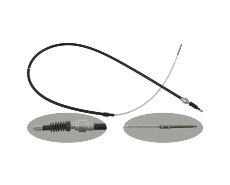 Cable, parking brake 14234 FEBI