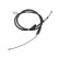 Cable, parking brake 170424 FEBI