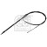 Cable, parking brake 171522 FEBI, Thumbnail 2
