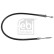 Cable, parking brake 18118 FEBI, Thumbnail 2