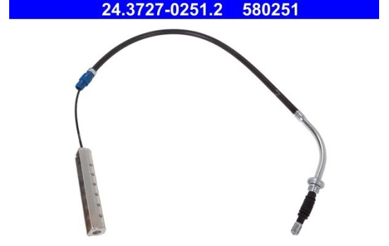 Cable, parking brake 24.3727-0251.2 ATE, Image 2