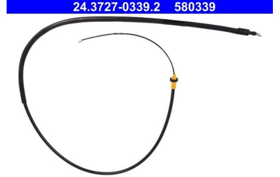 Cable, parking brake 24.3727-0339.2 ATE, Image 2