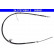 Cable, parking brake 24.3727-0681.2 ATE, Thumbnail 2