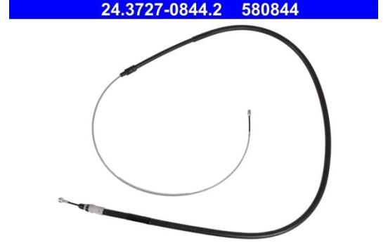 Cable, parking brake 24.3727-0844.2 ATE, Image 2