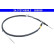 Cable, parking brake 24.3727-0858.2 ATE, Thumbnail 2