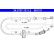 Cable, parking brake 24.3727-1311.2 ATE