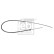 Cable, parking brake 24520 FEBI, Thumbnail 2