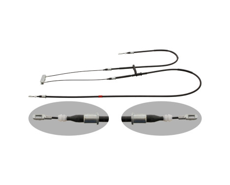 Cable, parking brake 29305 FEBI