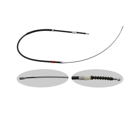 Cable, parking brake 30766 FEBI