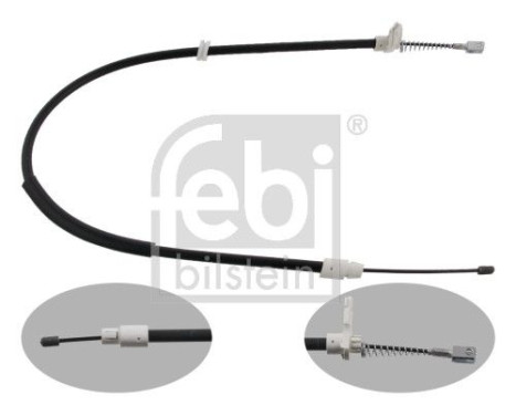 Cable, parking brake 34912 FEBI, Image 2