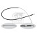Cable, parking brake 36349 FEBI, Thumbnail 2