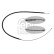 Cable, parking brake 49624 FEBI, Thumbnail 2