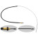 Cable, parking brake 49626 FEBI