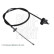 Cable, parking brake ADD64663 Blue Print, Thumbnail 2