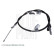 Cable, parking brake ADH246172 Blue Print, Thumbnail 2