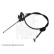 Cable, parking brake ADK84623 Blue Print, Thumbnail 2