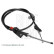 Cable, parking brake ADK84666 Blue Print, Thumbnail 4