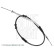 Cable, parking brake ADL144601 Blue Print, Thumbnail 4