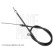 Cable, parking brake ADN146285 Blue Print, Thumbnail 4