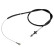 Cable, parking brake ADT346262 Blue Print