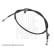 Cable, parking brake ADT346297 Blue Print, Thumbnail 2