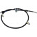 Cable, parking brake BHC-3072 Kavo parts