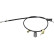 Cable, parking brake BHC-6657 Kavo parts