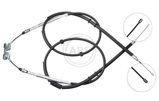 Cable, parking brake K10015 ABS, Image 2