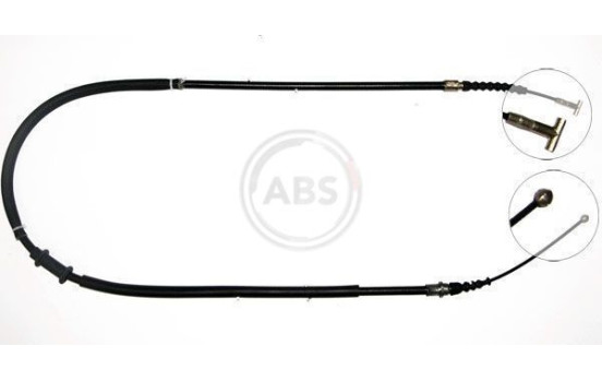 Cable, parking brake K10057 ABS, Image 3