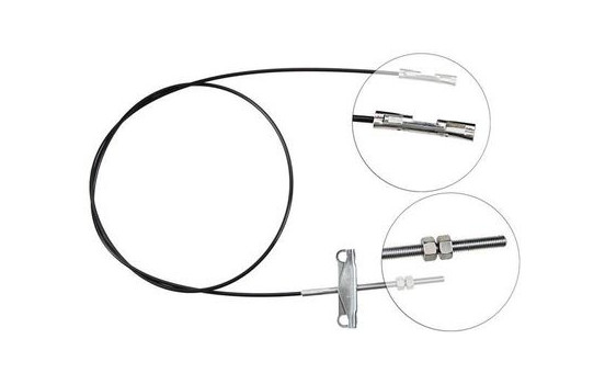Cable, parking brake K10062 ABS, Image 2