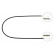 Cable, parking brake K10258 ABS, Thumbnail 2