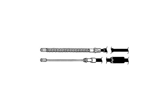 Cable, parking brake K10297 ABS, Image 2