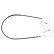 Cable, parking brake K10308 ABS, Thumbnail 2