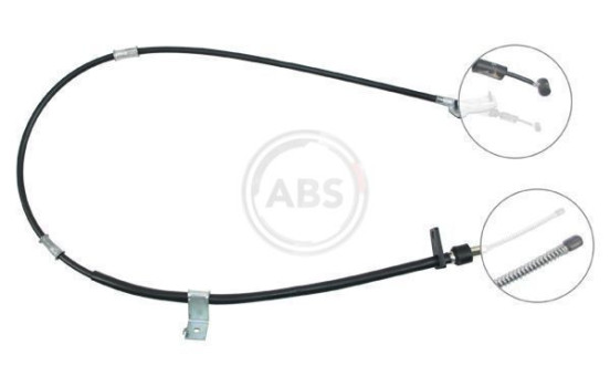 Cable, parking brake K10348 ABS, Image 3
