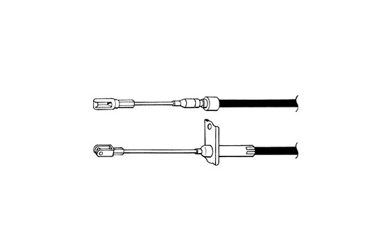 Cable, parking brake K10596 ABS, Image 2