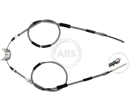 Cable, parking brake K10615 ABS, Image 3