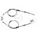 Cable, parking brake K10615 ABS, Thumbnail 3