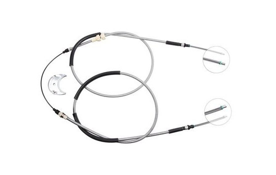 Cable, parking brake K10655 ABS, Image 2